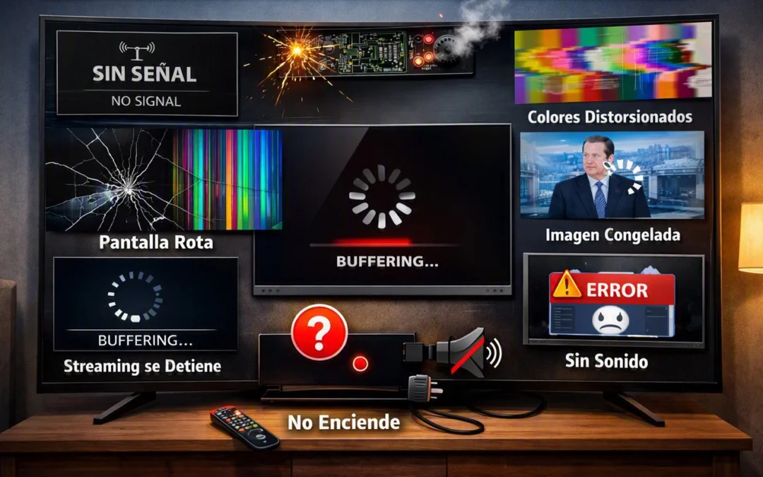 Fallas comunes de los televisores Smart TV